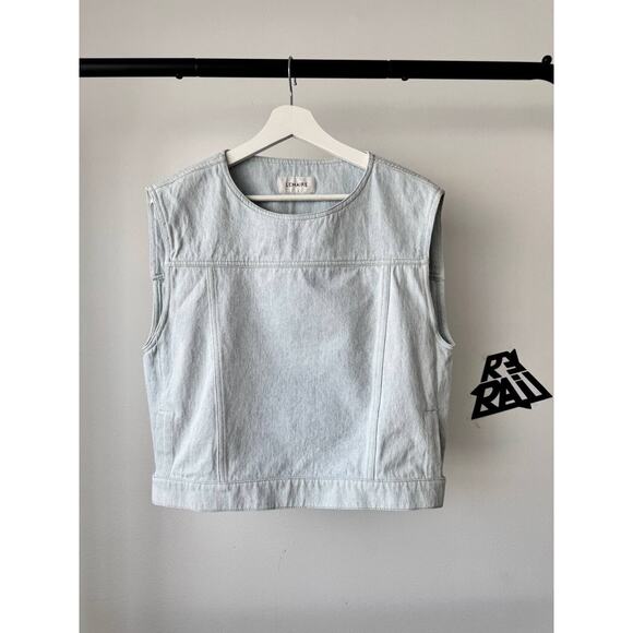 Lemaire Denim Vest Light Blue SS22 - Picture 2 of 6